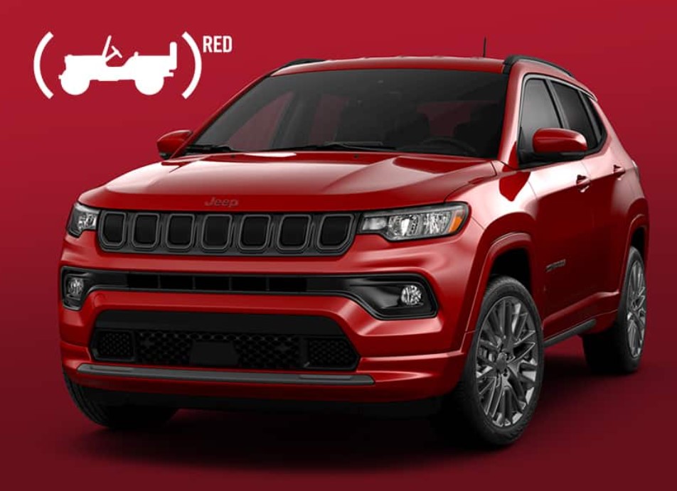 2025 Jeep Compass Red Front View 